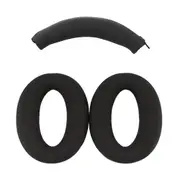 For Sony WH-XB910N Headphone Head Beam + Earpad Covers Set Silicone Protective Sleeve