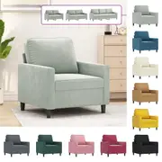 Sofa Upholstered Living Room Lounge Sofa Modular Sofa Couch Velvet vidaXL