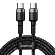 Baseus CafuLe Type-C to Type-C PD 2.0 60W 100W Flash Charging Data Cable For Samsung Galaxy S22 S22 Ultra Galaxy Z Flip