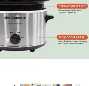 Elite Gourmet MST-275XS Electric Oval Slow Cooker, Adjustable Temp,thanksgiving