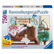 Ravensburger Piano Cat 750 Piece Large Format Puzzle