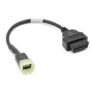 30cm 6 Pin OBD Diagnostic Scan Tool Adapter ATV Cable For Kawasaki Motorcycle