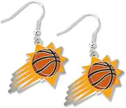 Aminco NBA Phoenix Suns Logo Dangle Earrings
