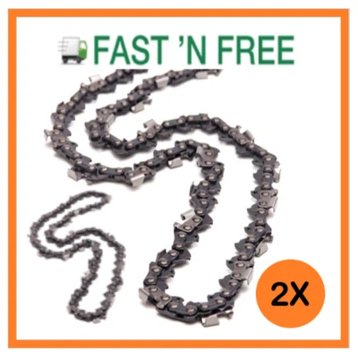 Chainsaw Chain Suit Echo CS-350T 12 Inch Bar (2 x Chains)