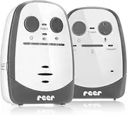 Reer Cosmo Baby Monitor from The Inventor of The Baby Monitor, with Night Light, Vibration Alarm and Intercom Function, White, 600 m Range, 50150