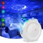 Galaxy Starry Sky Projector LED Kids Night Light Ocean Wave Star Moon Decor Lamp