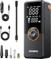 Tire Inflator Portable Air Compressor, 150PSI Air Pump,12V DC Tire Pump
