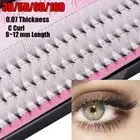 Eye Extension Lash Grafting False Eyelashes Mink Black Individual Eyelashes