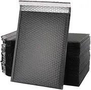 Poly Bubble Mailers Self Seal Poly Padded Envelopes 160 x 230mm Black (Pack of 200)