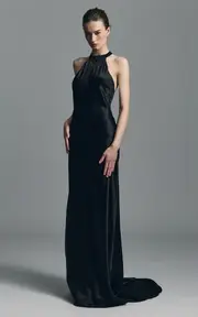 [Francesca Miranda] Nightfall Silk Maxi Dress