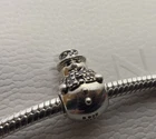 Pandora Sparkling Snowman Charm New