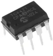 2x Microchip MOSFET DRIVER 9A 18V 8-Pin PDIP 1-Output, Through Hole TC4421CPA