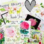 Paper Kit 30 Pieces for Junk Journals, Scrapbooking, Card Making #PKC30