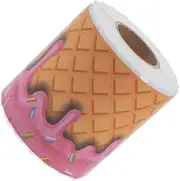 GETAJGHSD 1 Roll Ice Cream Border Sticker Bulletin Board Border Stickers Blackboard Borders Ice Cream Border Trim Bulletin Board Decorations Bulletin Board Borders for Classroom