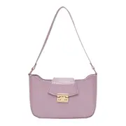 Fashion Retro Stone Pattern Handbag Women Travel Totes Shoulder Bags Female Elegant PU Leather Underarm Purse Clutch