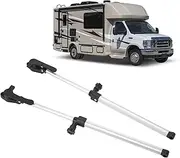 [TKSE] Caravan Window Support Rod, 1 Pair 310-435 mm Telescopic RV Window Support Rod, Aluminium Alloy Opener/Closer Pole, Trailer Window Supports for Motorhome Trailer Camper