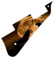 Pickguard Pick Guard Compatible with Gibson Les Paul Guitar Mojo Moon