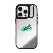 iPhone 16 Pro Mirror Ring Stand Case MagSafe Compatible Floating