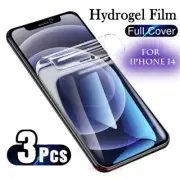 3x HYDROGEL Screen Protector For Apple iPhone 15 14 Pro 13 12 11 Pro Max XS XR X
