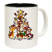 Christmas Tree Xmas Dogs Mug Cup
