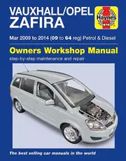 Vauxhallopel Zafira Mar 0914 09 To 64 Haynes Repair Manual by Martynn Randall Paperback Book
