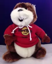 RARE 2001 HARD ROCK CAFE SQUIRREL OASIS HERRINGTON'S TEDDY BEAR TBC