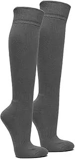 [COUVER] Knee High Sports Athletic Baseball Softball Bottom-Cushioned Socks