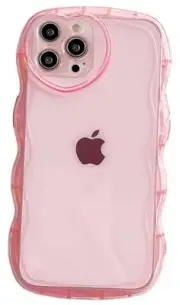 Compatible Case 6.1 inch,Cute Clear Love Case,Heart for iPhone 13 Pro Pink
