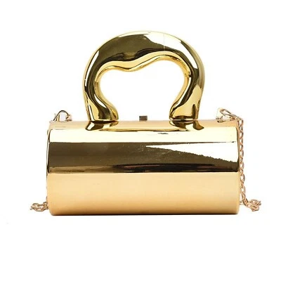 Acrylic Evening Clutch Purse Tote Handbag Bags for Women Chic Metal Purses We...
