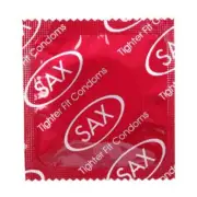 Sax Tighter Fit Condoms, Bulk Pack of 144 Condoms