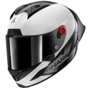 Aeron-GP Blank SP DWA Carbon White Anthracite Glossy Full Face Helmet