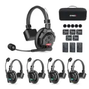 SYNCO XTALK X5 Wireless Intercom Headset Supports 5 People Full Duplex Wireless