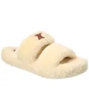 CELINE Triomphe Shearling Slide