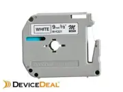 MK221 PT90 label machine plastic tape black on