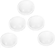 5pcs Convex Lens Optical Glass for Flashlight Focus Sturdy Physics Equipment Lens for Enhanced Concentrated Lighting and User Friendly Installation