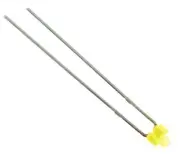 10 x Amber 1.8mm LED Diffused 100mcd 50°