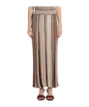 Elastic waist skirt S,M Nude