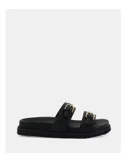 [Novo Shoes] Sarax Slides in Black