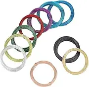 PandaHall Elite 10 Rolls Colored Aluminum Craft Wire 20 Guage Flexible Metal Artistic Floral Jewely Beading Wire 10 Colors for DIY Jewelry Craft Making Each Roll 65 Feet