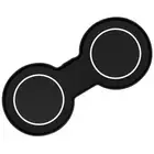 Cup Holder Insert Mat for Vehicle Center Console Mat Silicone Coasters