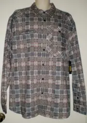 MARC ECKO Cut N Sew Deadly Threads MENS SHIRT XL Button Front COLLAR NEW $69 NWT