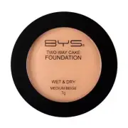 BYS Two-Way Cake Foundation - 7g, Medium Beige