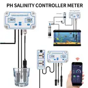 WIFI PH Salinity Controller Meter Aquarium Tank Seawater Salt Tester Monitor 1pc
