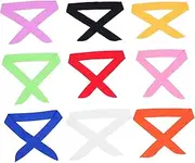 UPKOCH 9Pcs Outdoor Cooling Towels Quick Dry Sports Scarfs for Running Camping and Yoga Sweat Absorbent Moisture Activated Ice Towels Colors for Hot Weather Activities