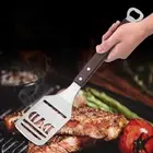 Stainless Steel Cooking Frying Spatula 2 in 1 Pancake Scraper Outdoor