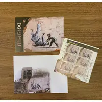 在飛比找蝦皮購物優惠-Banksy 烏克蘭郵政 郵票 套組