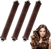 Overnight Curlers, Overnight Curls, Rubber Heat-Free, Heat-Free Curls, Heatless Curls Band, Headband Curlers, for Medium Long Hair