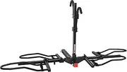 [FORWODE] Bike Rack Hitch Mount Platform Style, 2-Bike 200 lbs Capacity, Wobble-Free, with Locking System, Heavy-Duty Steel, Fits Up to 5" Fat Tires, E-Bikes & MTB - 2" Receiver (2-Ebike Rack)