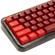 Jamon Keycaps 173 Keys Double Shot Cherry Profile Keycaps Custom Red PBT Keyc...