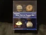 Boston Warehouse Mini Salt & Pepper Set- Breakfast Theme-New in box